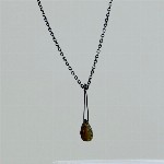 Jewel: necklace tourmaline orange-brown foto 2