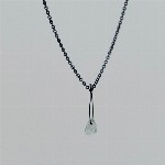 Jewel: necklace tourmaline green-black foto 2