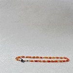 Jewel: bracelet coral and silk foto 1