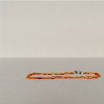 Jewel: bracelet bamboo 'coral' and silk foto 1