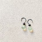 Jewel: earrings prehnite foto 1