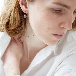 Jewel: earrings moonstone foto 2