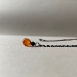 Jewel: carnelian, jaspis, oxidized silver foto 1