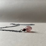 Jewel: quarts, jaspis, oxidized silver foto 1