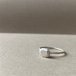 Jewel: ring silver stone oval foto 1