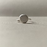 Jewel: ring silver round pebble foto 2