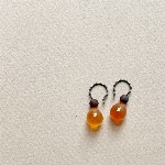 Jewel: earrings carnelian foto 1