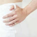 Jewel: ring golden cube foto 2