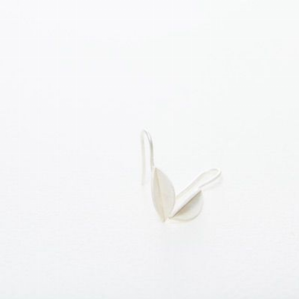 Jewel: earrings olive leaf silver