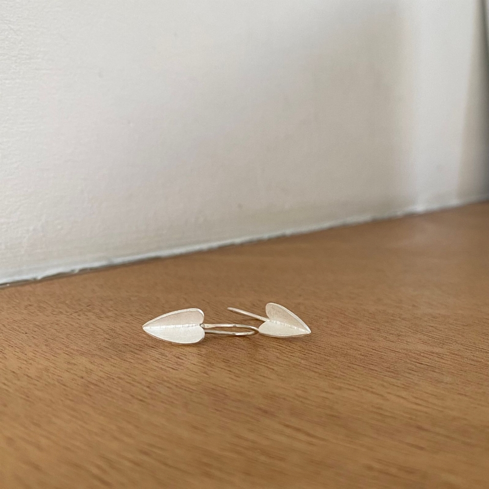 Jewel: earrings wings silver