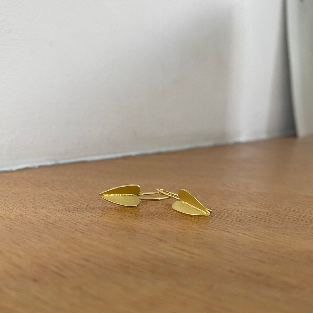 Jewel: earrings wings gold