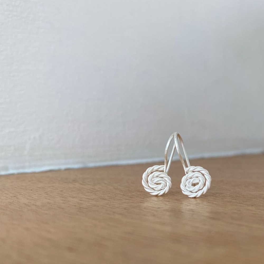 Jewel: earrings remolino silver